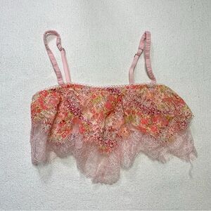NWT Victoria’s Secret Flutter Lace Eyelet Bralette Size XS